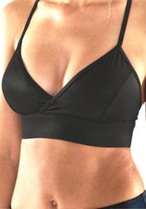 L'URV Leather Lust Bralette-Black Top Sexy Workout Top
