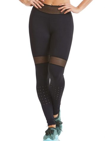 CAJUBRASIL Leggings 9637 Black- Cute Workout Clothes-Brazilian