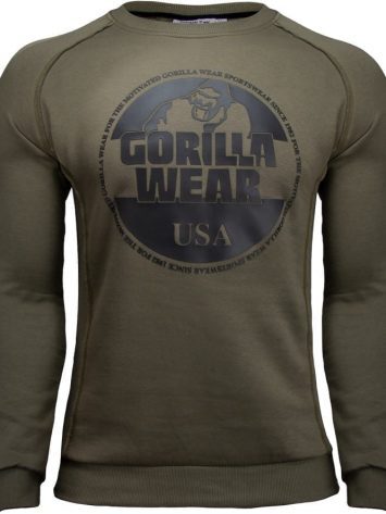 Gorilla Wear Bloomington Crewneck Sweatshirt – army green