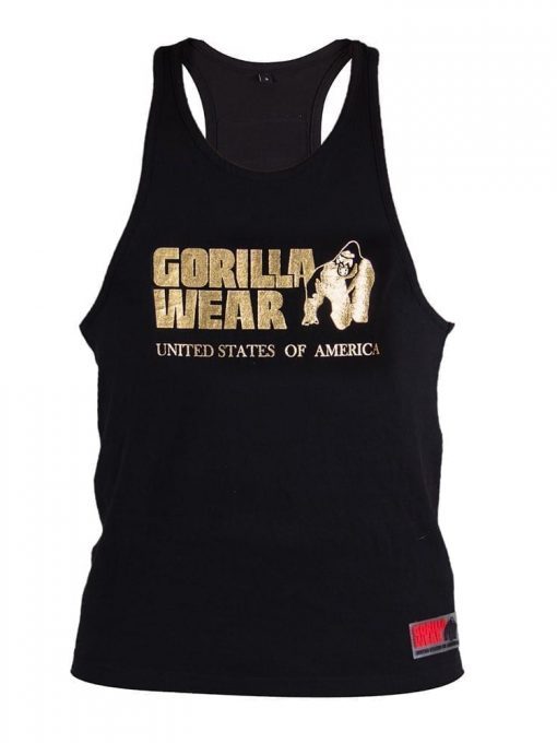 Gorilla Wear Classic Tank Top - Gold/Black