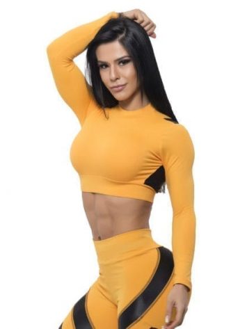 BFB Activewear Cropped Top Long Sleeve – Nectar