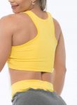BFB Activewear Tank Top Cropped Power Fit - Yellow
