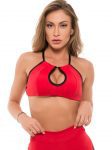 BFB Activewear Sports Bra Top Hot Red - 27752