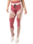 Let's Gym Activewear Botanical Jacquard Leggings - Pink