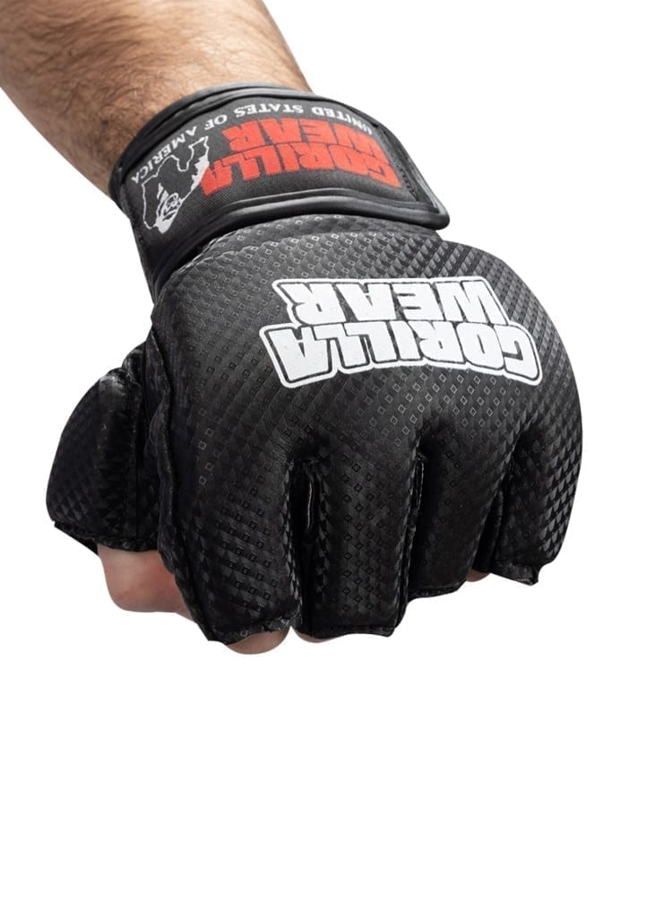 Gorilla Wear Manton MMA Gloves (w/thumb) – Black