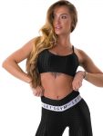 Lets Gym Fitness Ikate Muse Sports Bra Top - Black