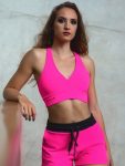 DYNAMITE BRAZIL Milaf Sports Bra Top - Neon Pink