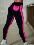 DYNAMITE BRAZIL Leggings Round Pocket - Neon Pink