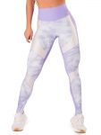 Let's Gym Activewear Mystic Fit Leggings - Lilac-White