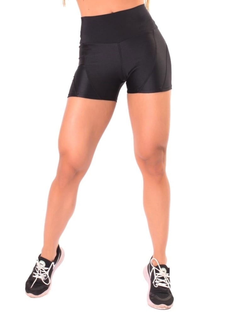 Let's Gym Fitness Active Shite Shorts - Black