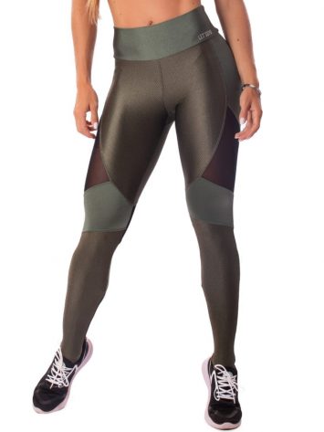 Let’s Gym Fitness Enigmatic Leggings – Military Green