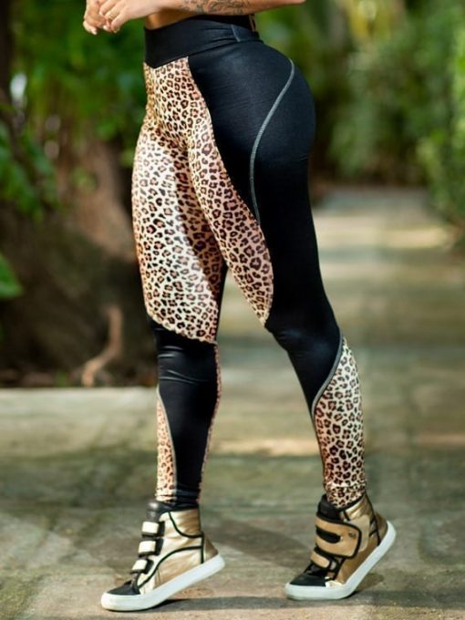 DYNAMITE BRAZIL Leggings Wild Cat - Golden Leopard