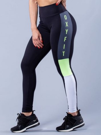 Oxyfit Activewear Leggings Reason – Black/Grey/White/Neon Lime