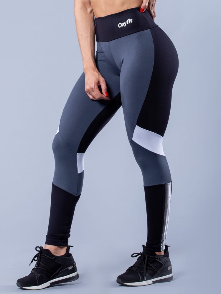 Oxyfit Activewear Leggings Springy - Black/Grey/White