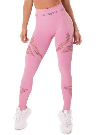 Let’s Gym Fitness Seamless Essence Leggings – Pink