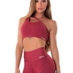 Lets Gym Fitness Move & Slay Sports Bra Top - Red