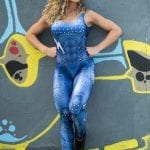 Dynamite Brazil Jumpsuit Macacao - Velvet Blue Jean