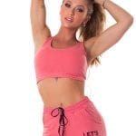 Let's Gym Fitness International Sports Bra - Guave Pink