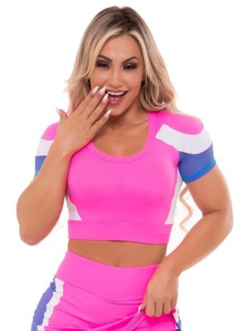 Trincks Fitness Activewear Gym Cropped – Pink
