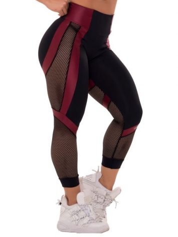 Trincks Fitness Activewear FitDoll Nectar Legging – Marsala/Black