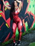 Dynamite Brazil Jumpsuit Macacao - Cinnamon Girl - Red