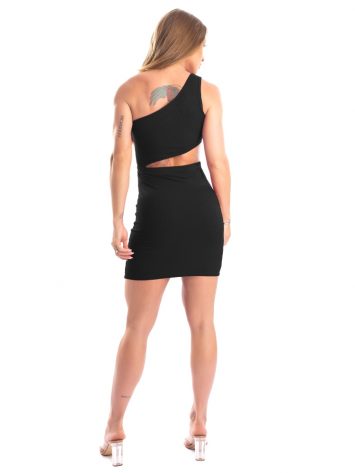 Let’s Gym Fitness – Youth Ribbed Dress – Black