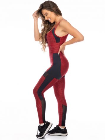 Let’s Gym Fitness Desire Jumpsuit – Red