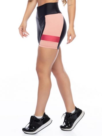 Let’s Gym Fitness Exceptional Shorts – Black/Rose