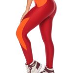 Let's Gym Fitness Super Charm Leggings - Orange